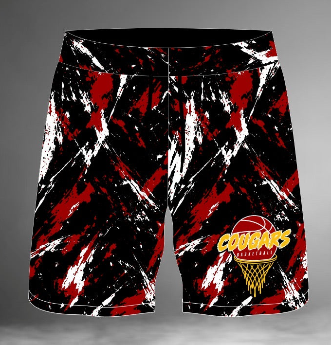MR Cougars Basketball Sublimated Shorts