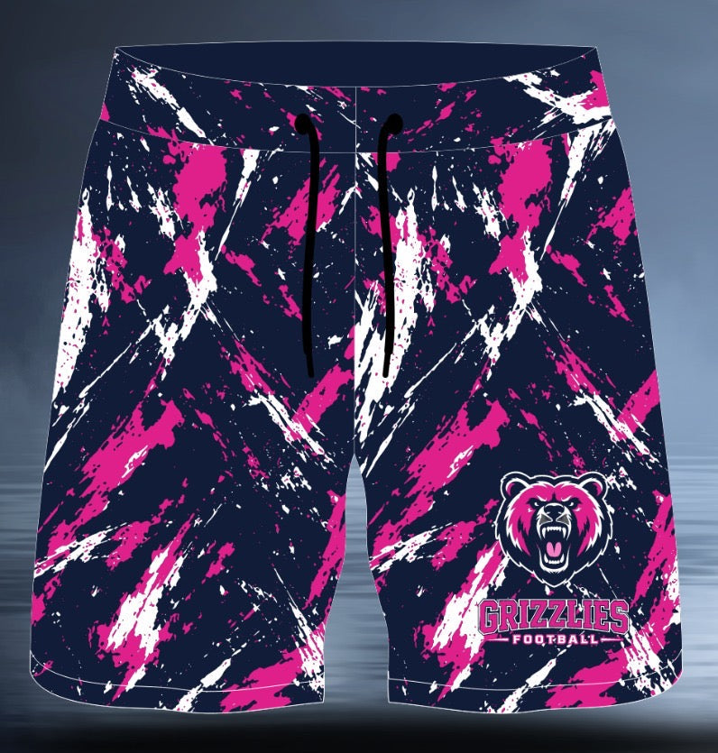 Grizzlies Pink Savage Shorts— Preorder