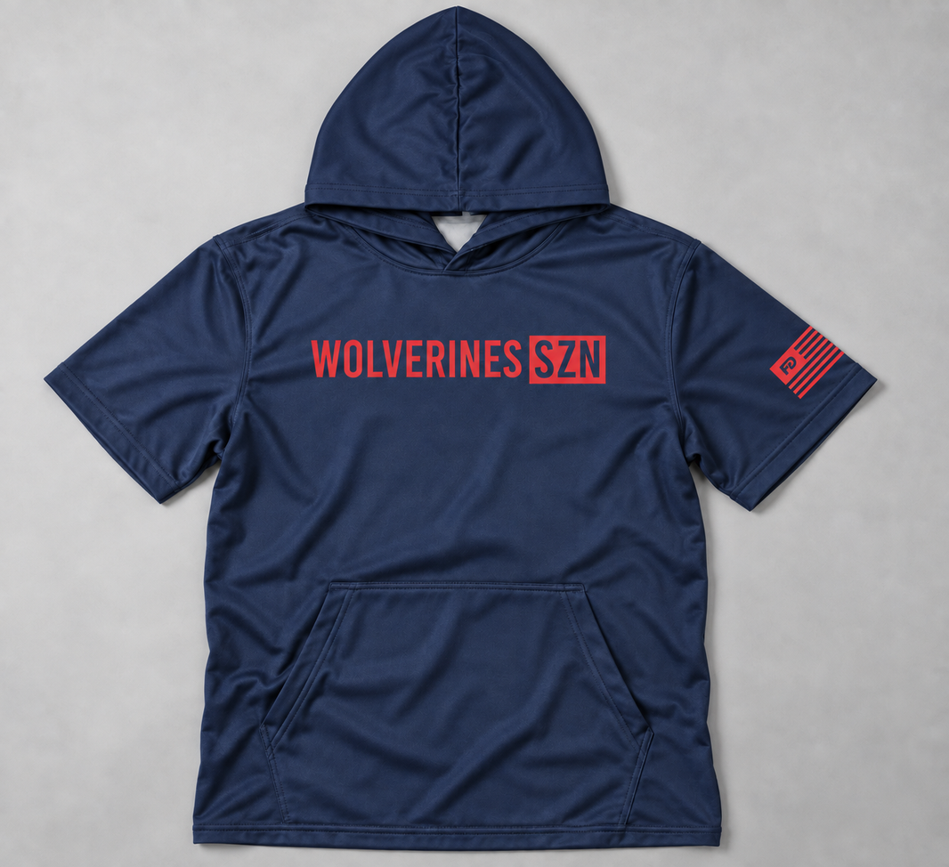 Wolverines SZN Hoodie Tee | Final Drop