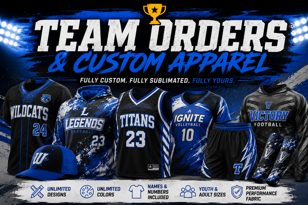 🏆 Team Orders & Custom Apparel