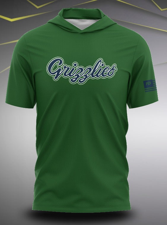 Pre-Order Grizzlies Script Performance Hoodie Tee
