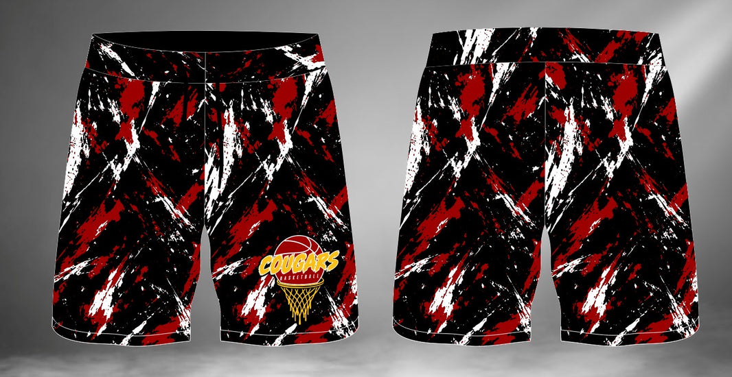 MR Cougars Basketball Sublimated Shorts