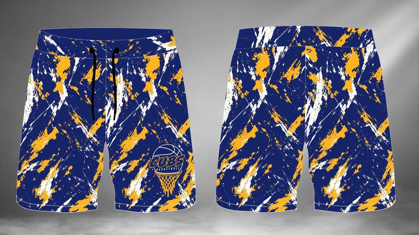 Cubs Basketball Sublimated Shorts