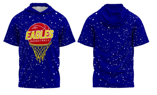 CYB Eagles Basketball Short Sleeve Hoodie Tee