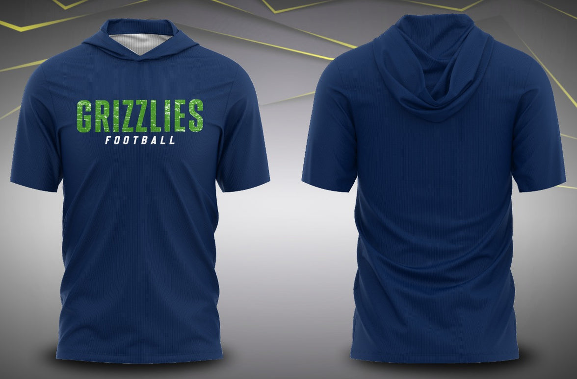 Pre-Order Grizzlies Football Performance Hoodie Tee