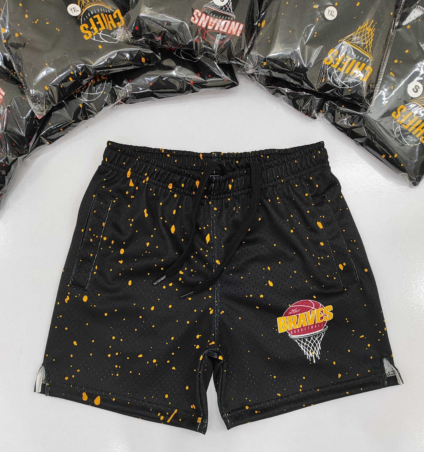 CYB Braves Basketball Sublimated Shorts