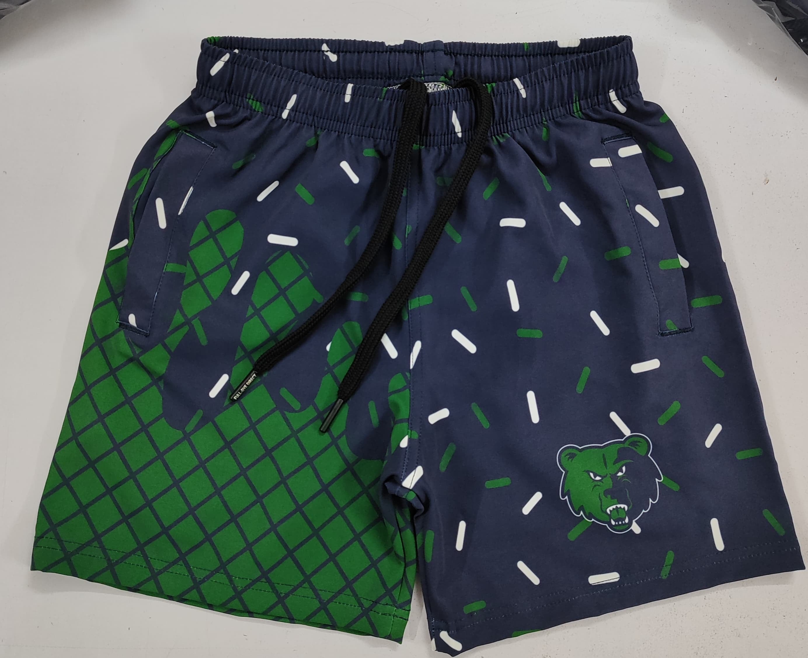 Grizzlies Sublimated Drip Shorts-SmoothFlex Performance (Swim Trunk Feel)