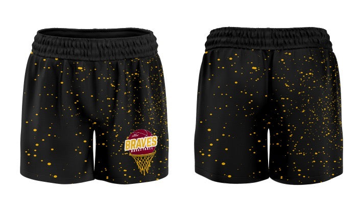 CYB Braves Basketball Sublimated Shorts
