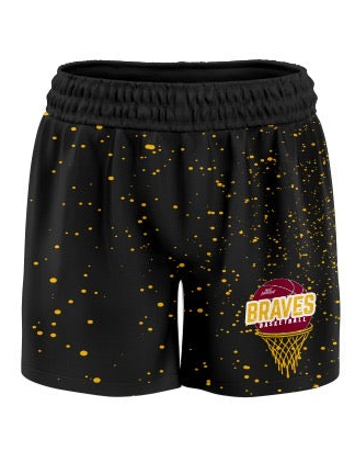 CYB Braves Basketball Sublimated Shorts