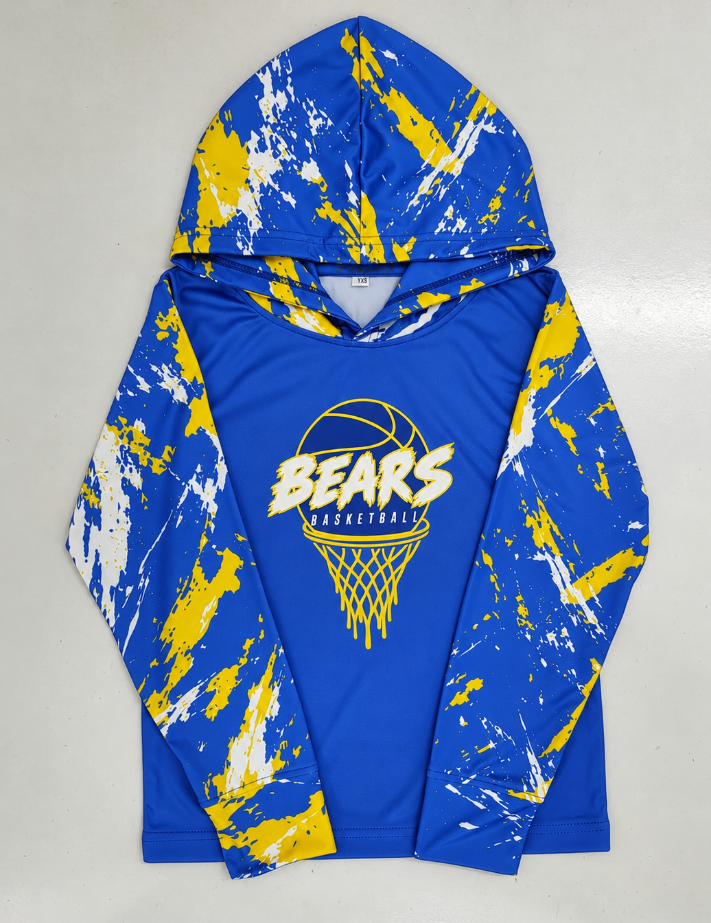 Bears Basketball Long Sleeve Hoodie Tee