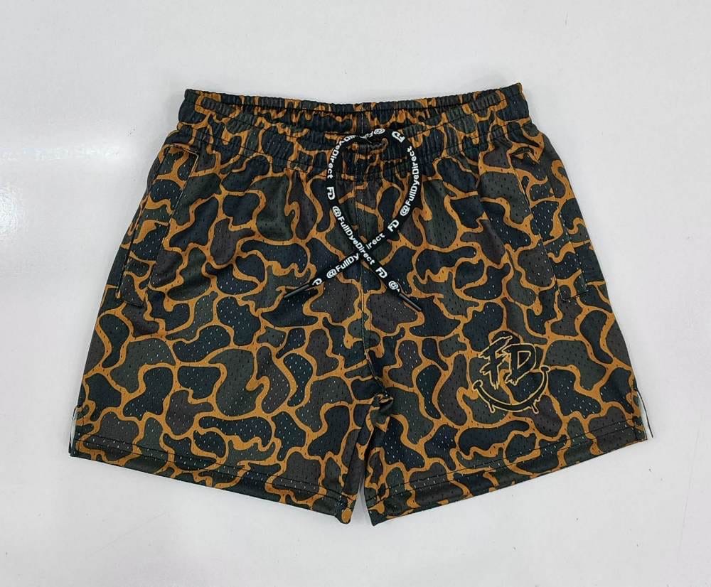 FD Hunt Mode Camo Shorts – 5” Inseam