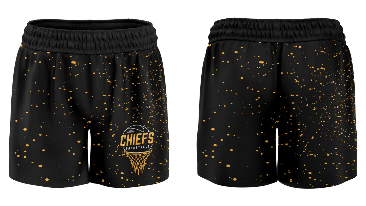 CYB Chiefs Basketball Sublimated Shorts