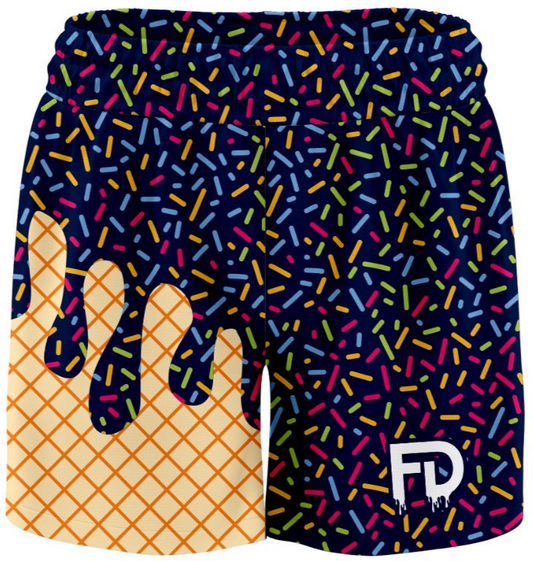 FD Melt Mode Sprinkle Overload Drip Shorts – 5” Inseam