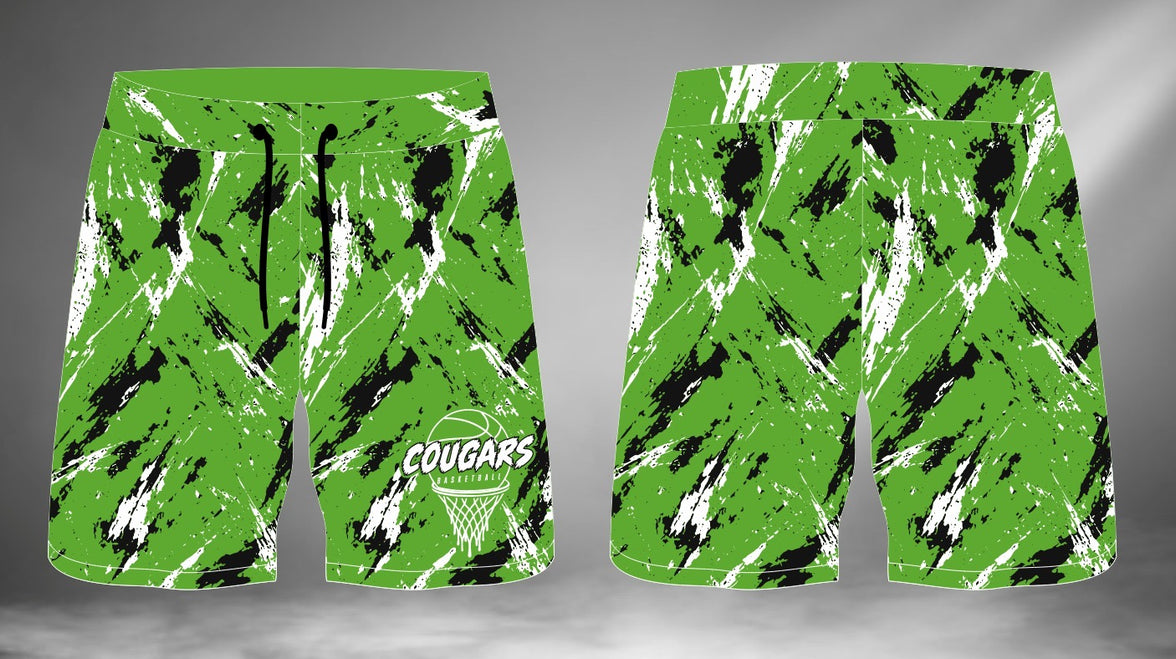 Cougars Basketball Sublimated Shorts
