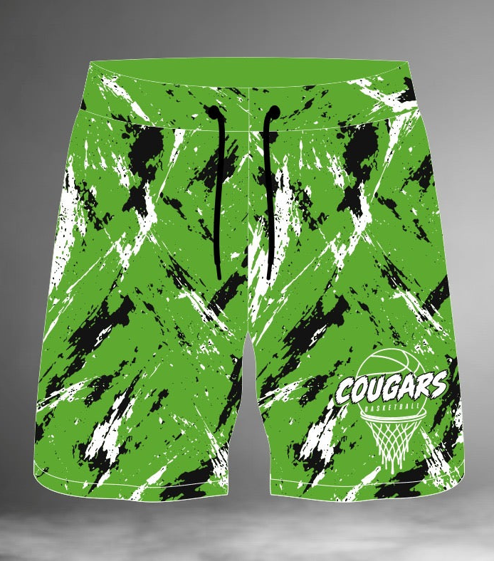 Cougars Basketball Sublimated Shorts
