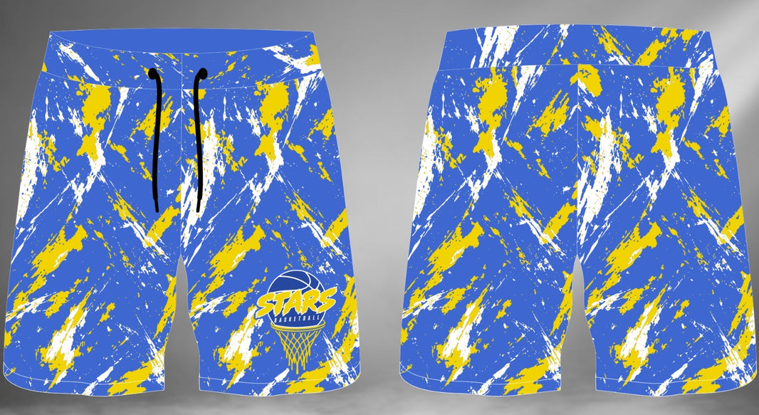 Stars Basketball Sublimated Shorts