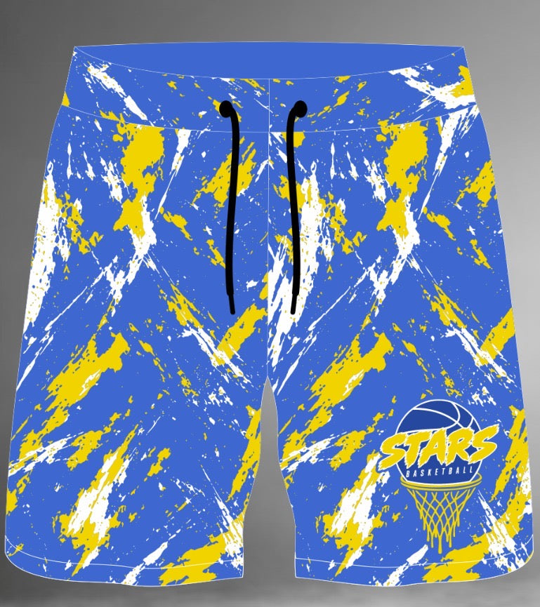 Stars Basketball Sublimated Shorts