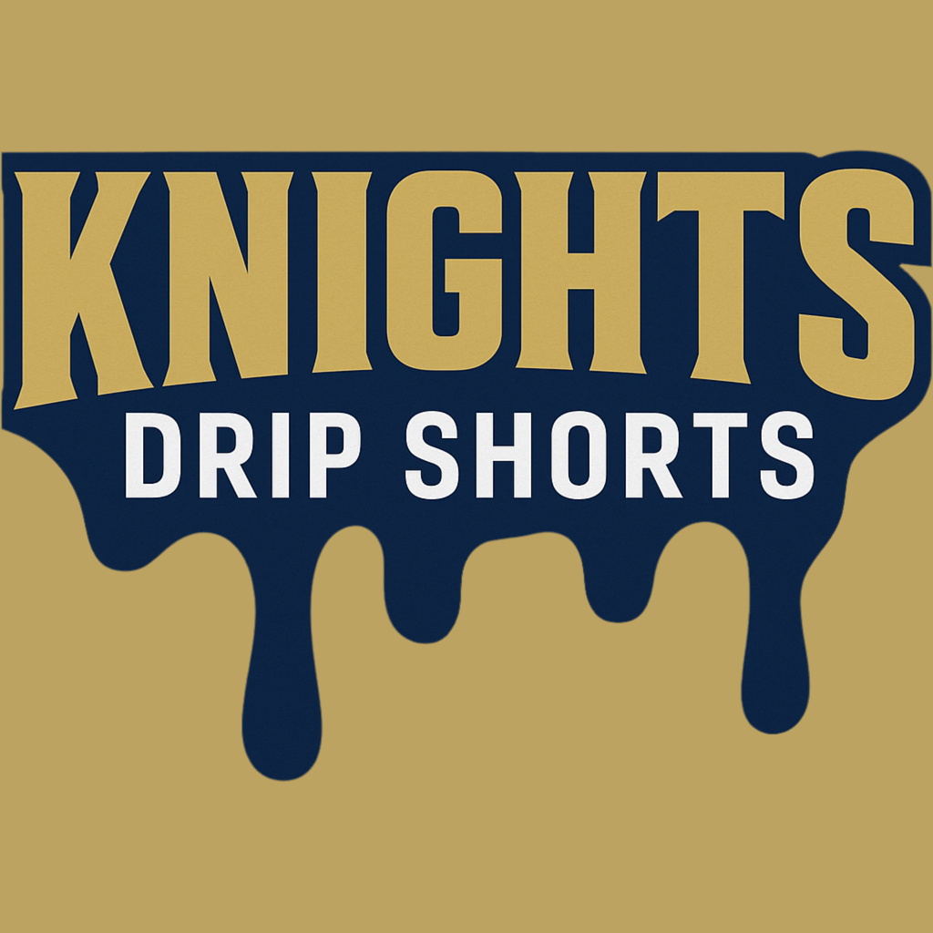Knights Sublimated Drip Shorts – SmoothFlex Performance (Swim Trunk Feel)