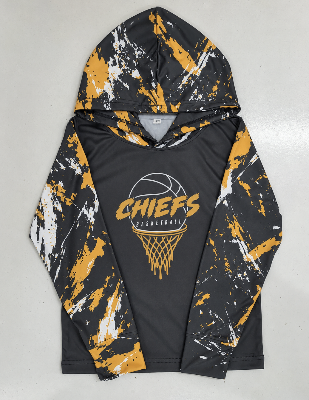 Chiefs Basketball Long Sleeve Hoodie Tee