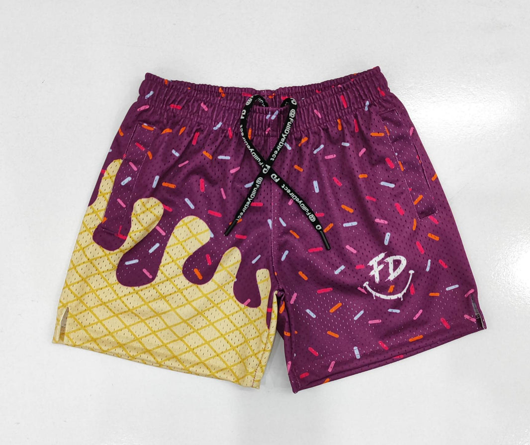 Melt Mode Berry Blast Shorts – 5” Inseam