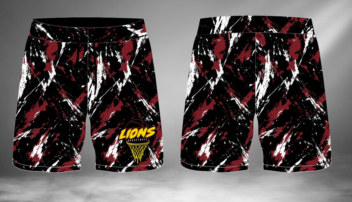Lions Basketball Sublimated Shorts