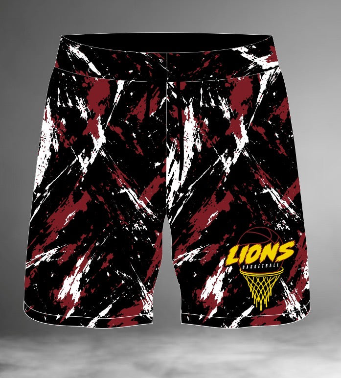 Lions Basketball Sublimated Shorts