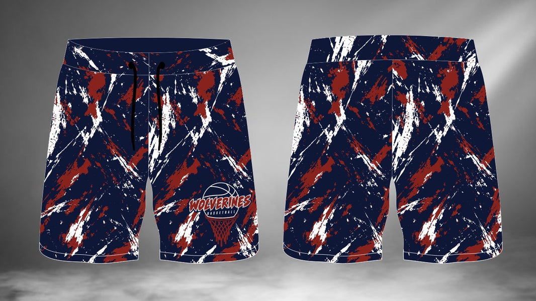 Wolverines Basketball Sublimated Shorts