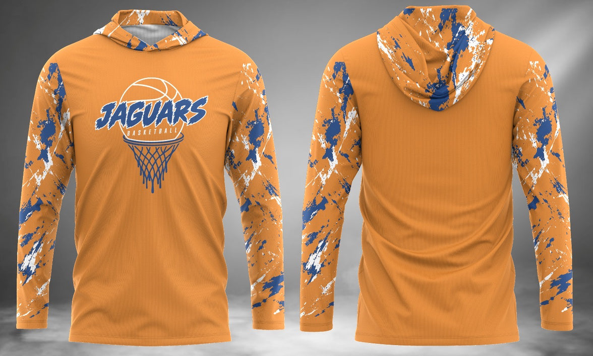 Jaguars Basketball Long Sleeve Hoodie Tee