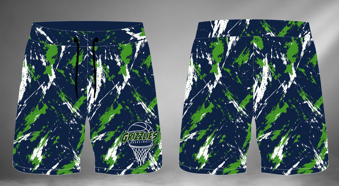 Grizzlies Basketball Sublimated Shorts