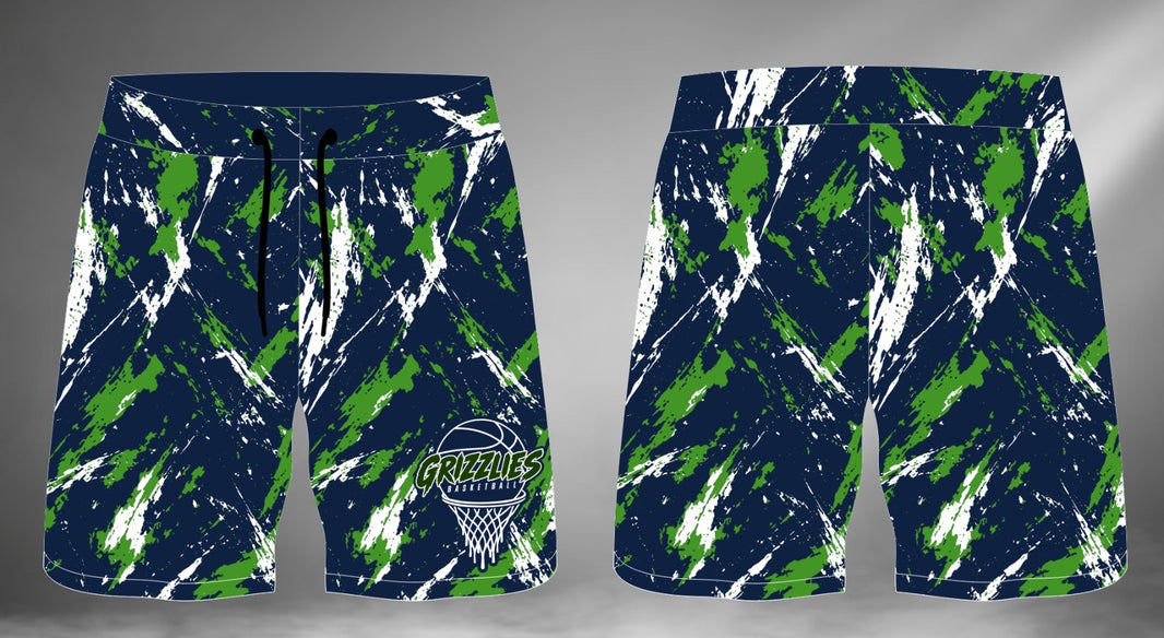 Grizzlies Basketball Sublimated Shorts