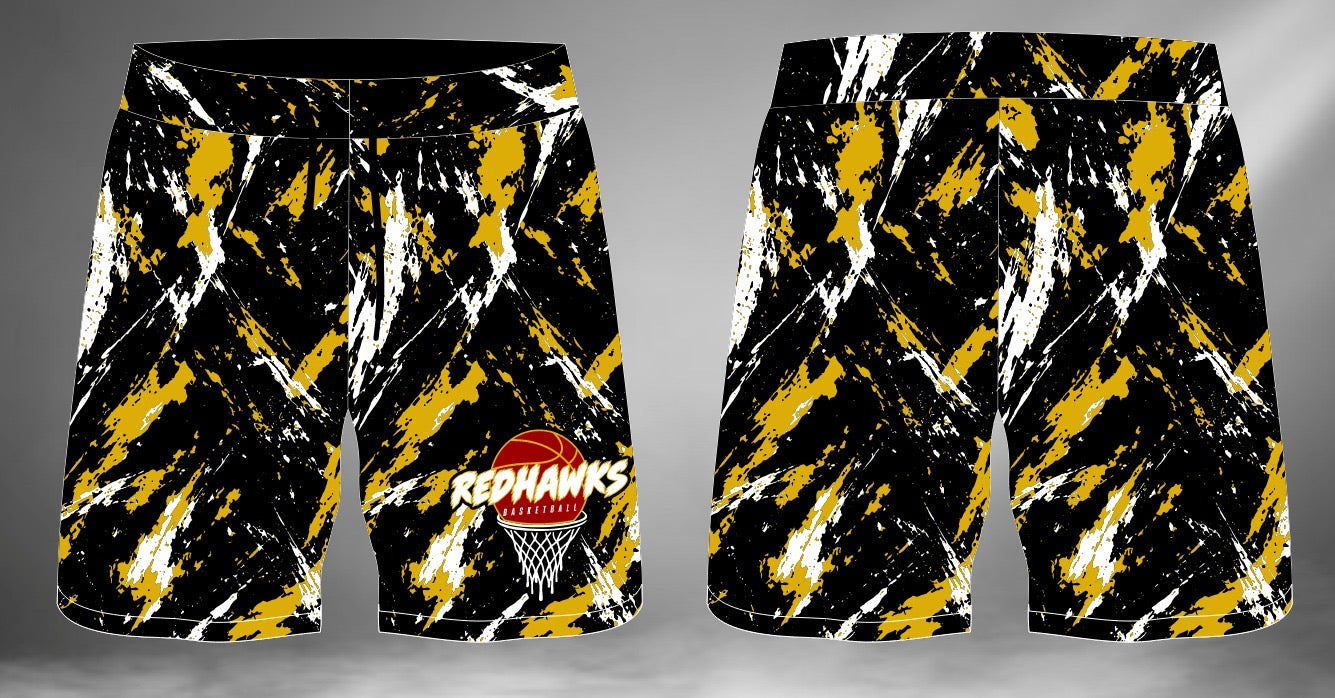 RedHawks Basketball Sublimated Shorts