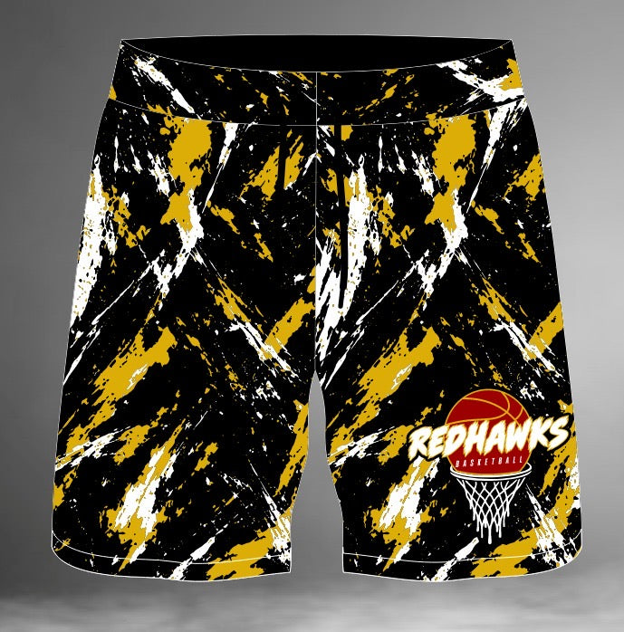 RedHawks Basketball Sublimated Shorts