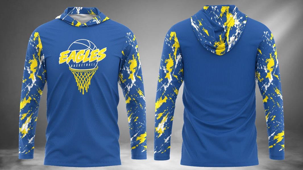 Eagles Basketball Long Sleeve Hoodie Tee