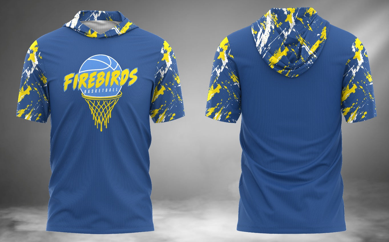 Firebirds Basketball Short Sleeve Hoodie Tee