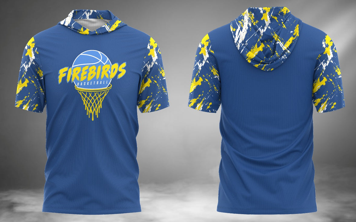Firebirds Basketball Short Sleeve Hoodie Tee