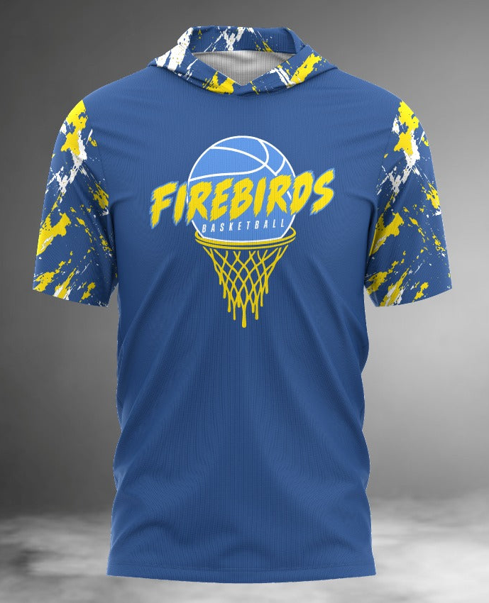 Firebirds Basketball Short Sleeve Hoodie Tee