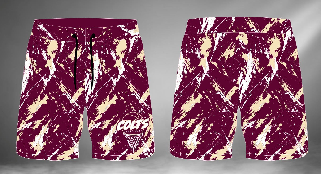 Colts Basketball Sublimated Shorts