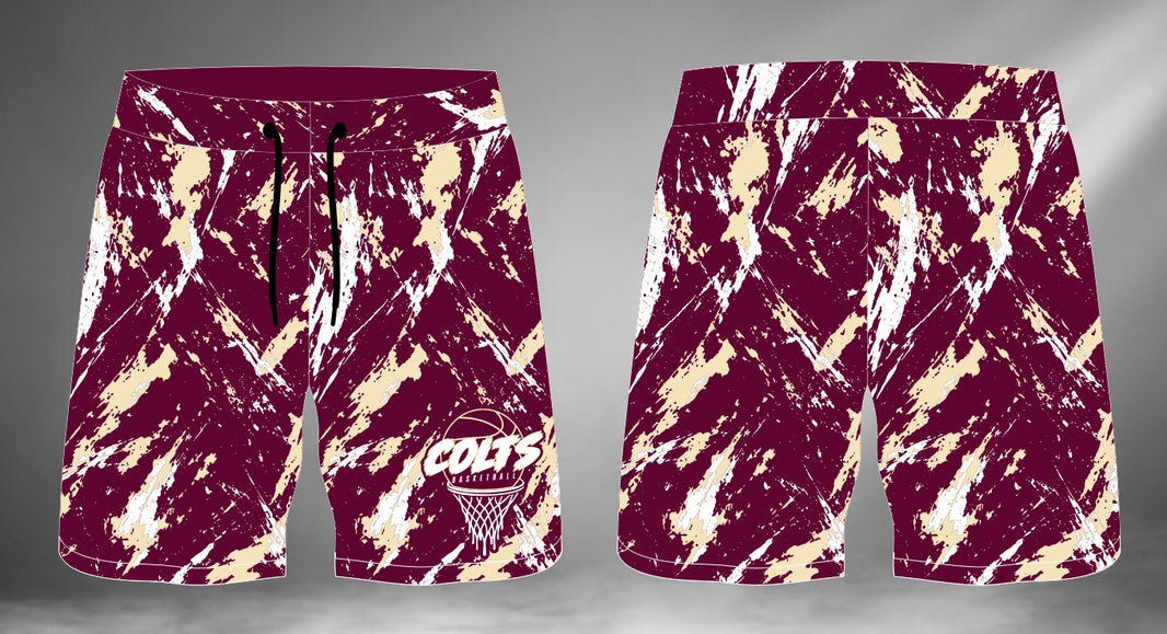 Colts Basketball Sublimated Shorts