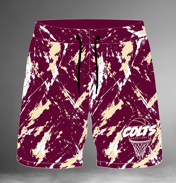 Colts Basketball Sublimated Shorts