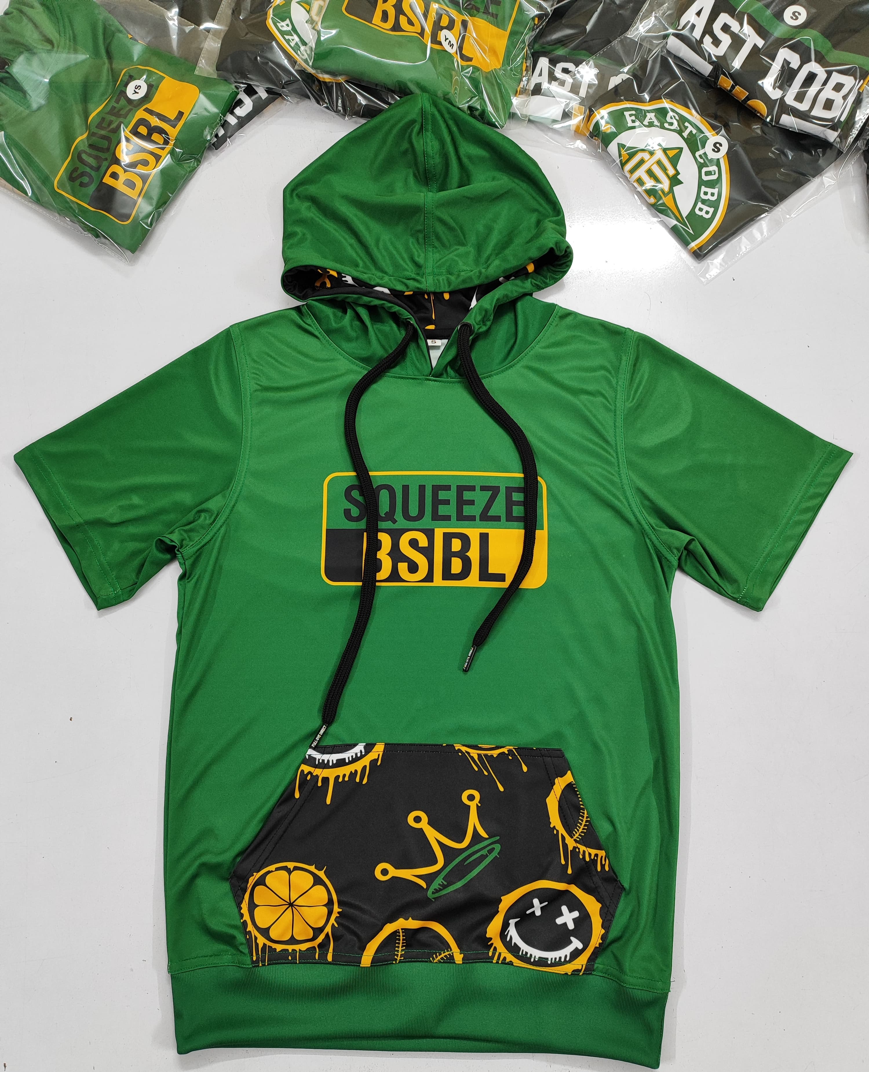 🔥 Custom Hoodie Tees | Fully Sublimated Performance Hooded Shirts