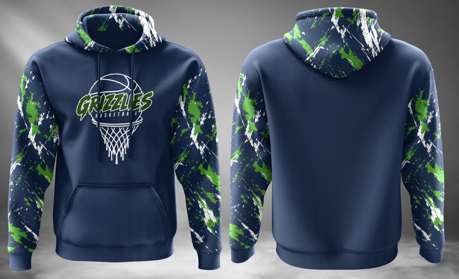 Grizzlies Basketball Fleece Hoodie