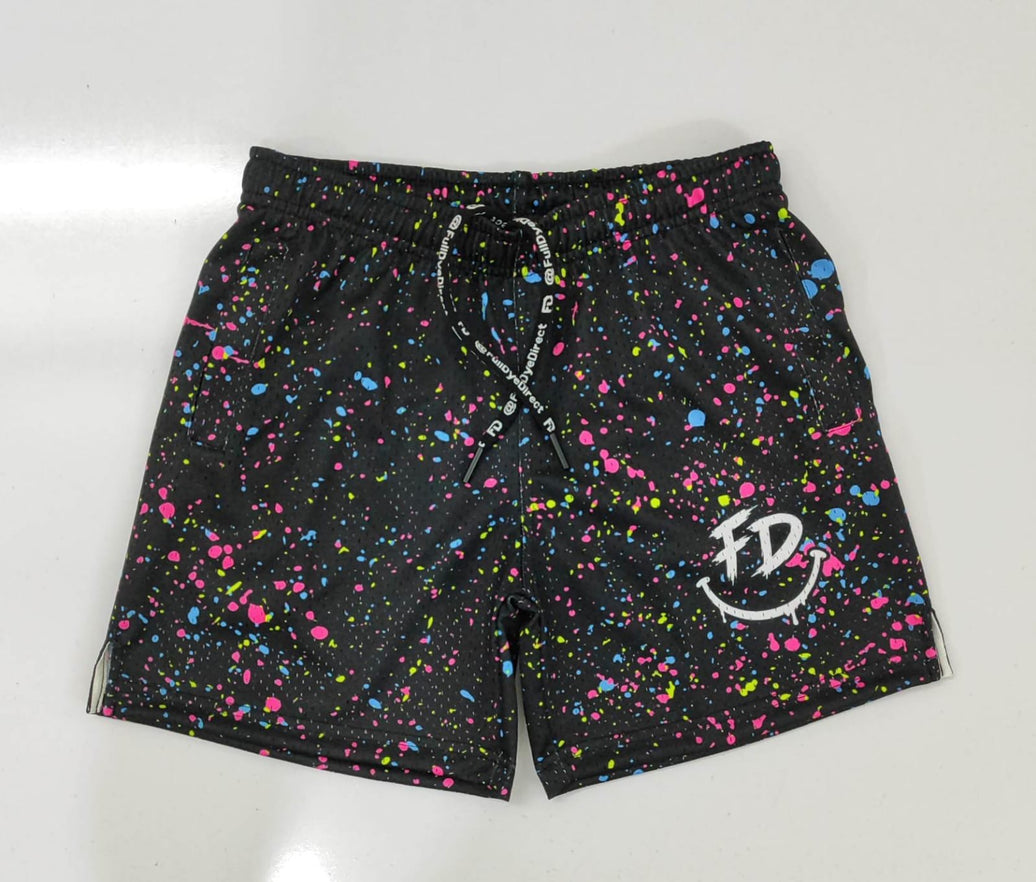 Splatterstorm - Blackout Drip Shorts – 5” Inseam