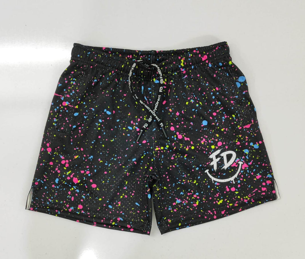 Splatterstorm - Blackout Drip Shorts – 5” Inseam