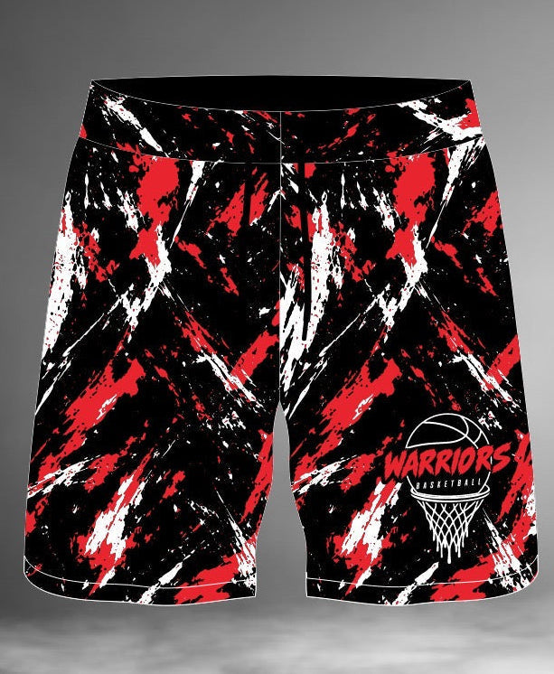 Warriors Basketball Sublimated Shorts