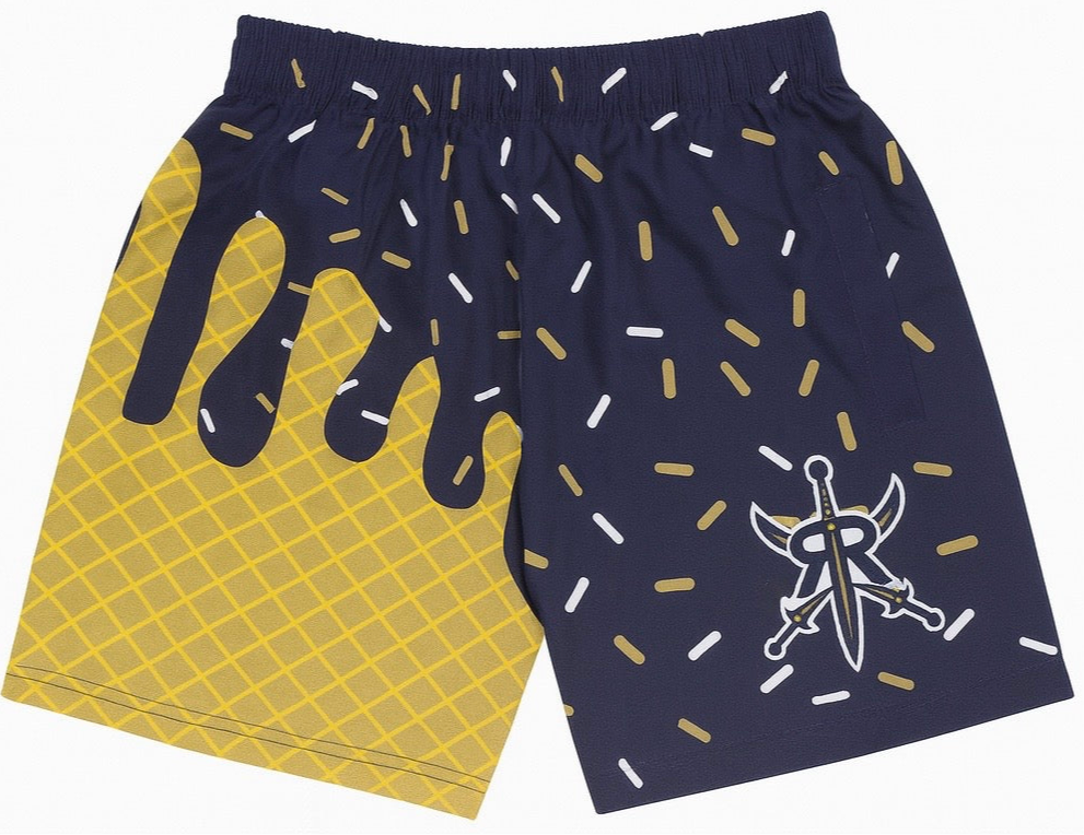 Knights Sublimated Drip Shorts – SmoothFlex Performance (Swim Trunk Feel)