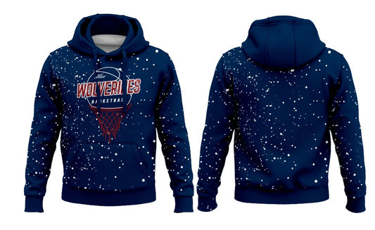 CYB Wolverines Basketball Fleece Hoodie