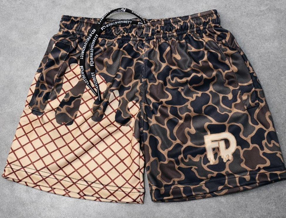 *New* FD Meltdown Camo Shorts – 5” Inseam