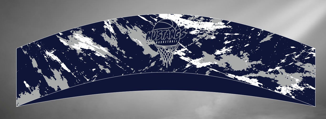 Mustangs Basketball Headband