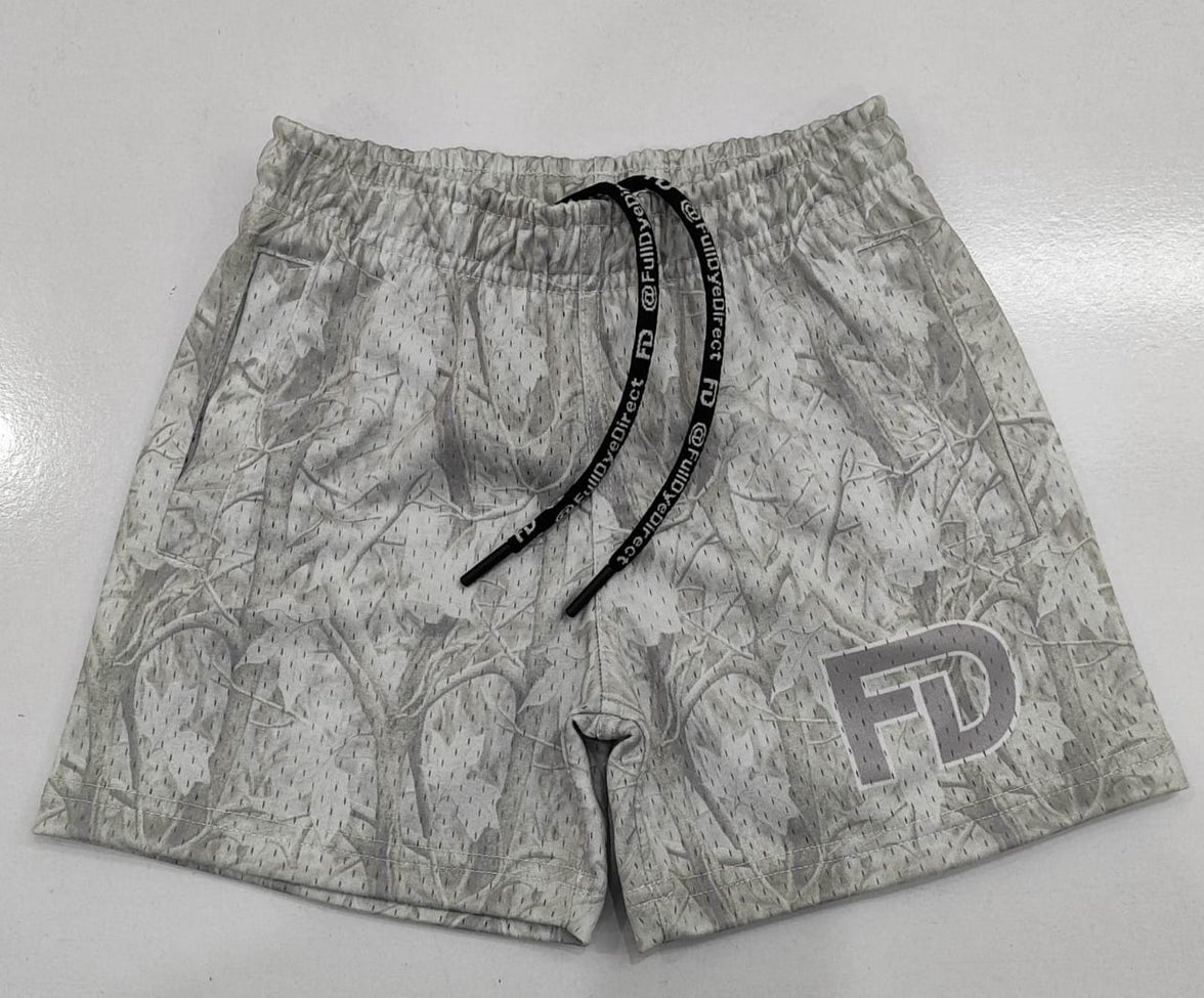 FD Washed Camo Mesh Shorts