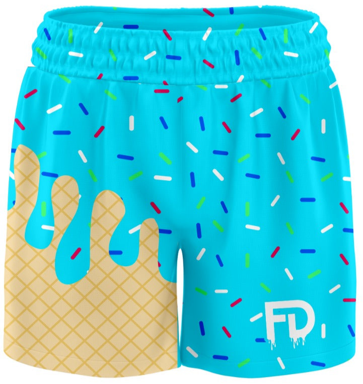 FD Melt Mode Blueberry Drip Shorts – 5” Inseam